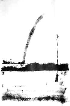 paysage encre contemporain