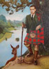 portrait dans les Highlands