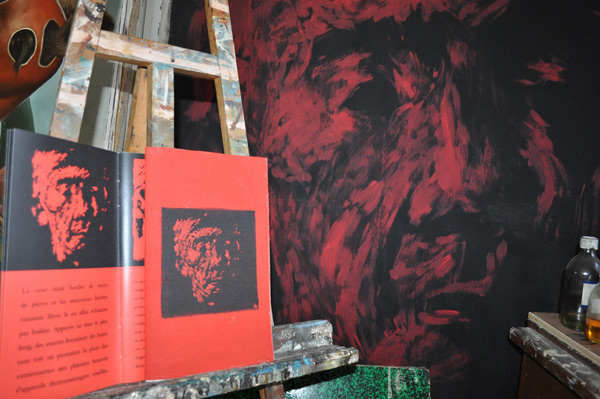 La peinture d'origine et le livre