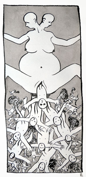  monde n°6, la mère