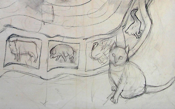 Fête des morts, détail